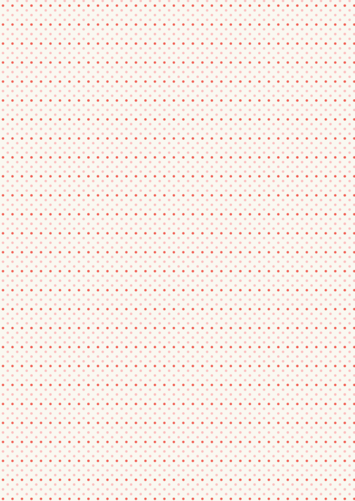 Tiny pink polka dot pattern in a delicate seamless repeat on a soft cream background